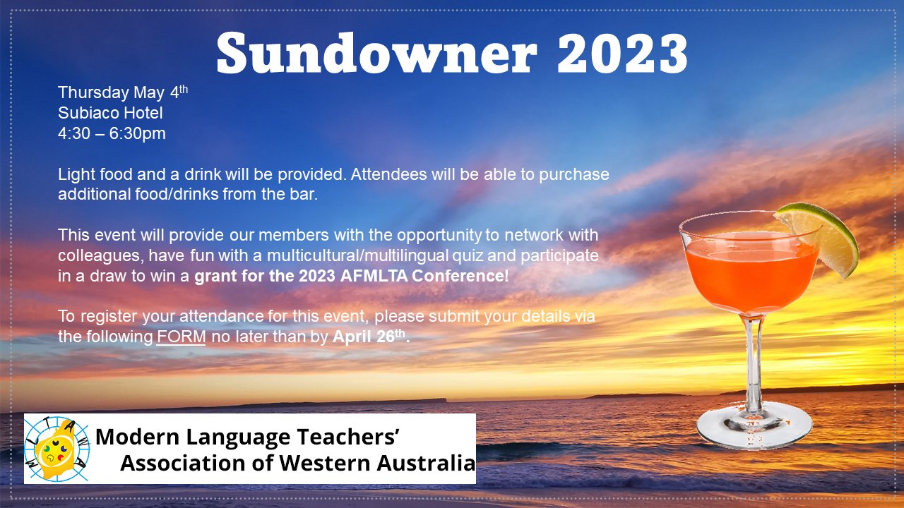 Sundowner flyer